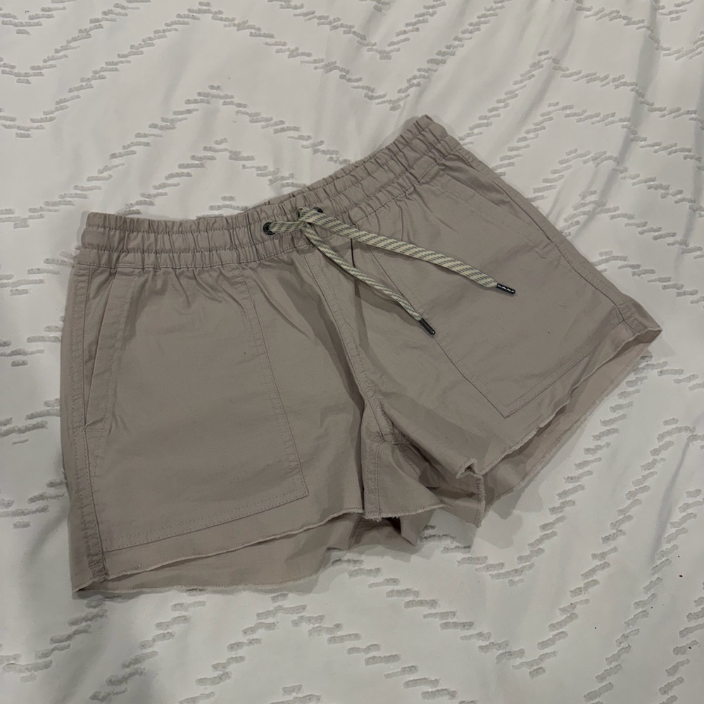 Vuori Vintage Ripstop Short - XS - Drawstring Casual Shorts - Taupe
